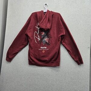 Primitive Men Hoodie L Red Graphic Fleece Naruto Itachi Anime Logo Hooded